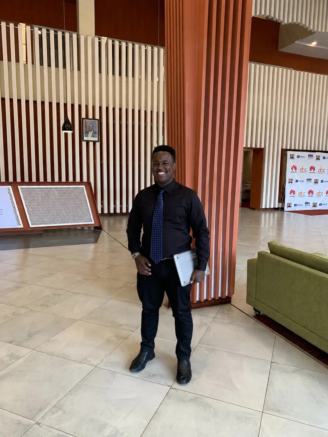 Wahome Maina at a technology and business event