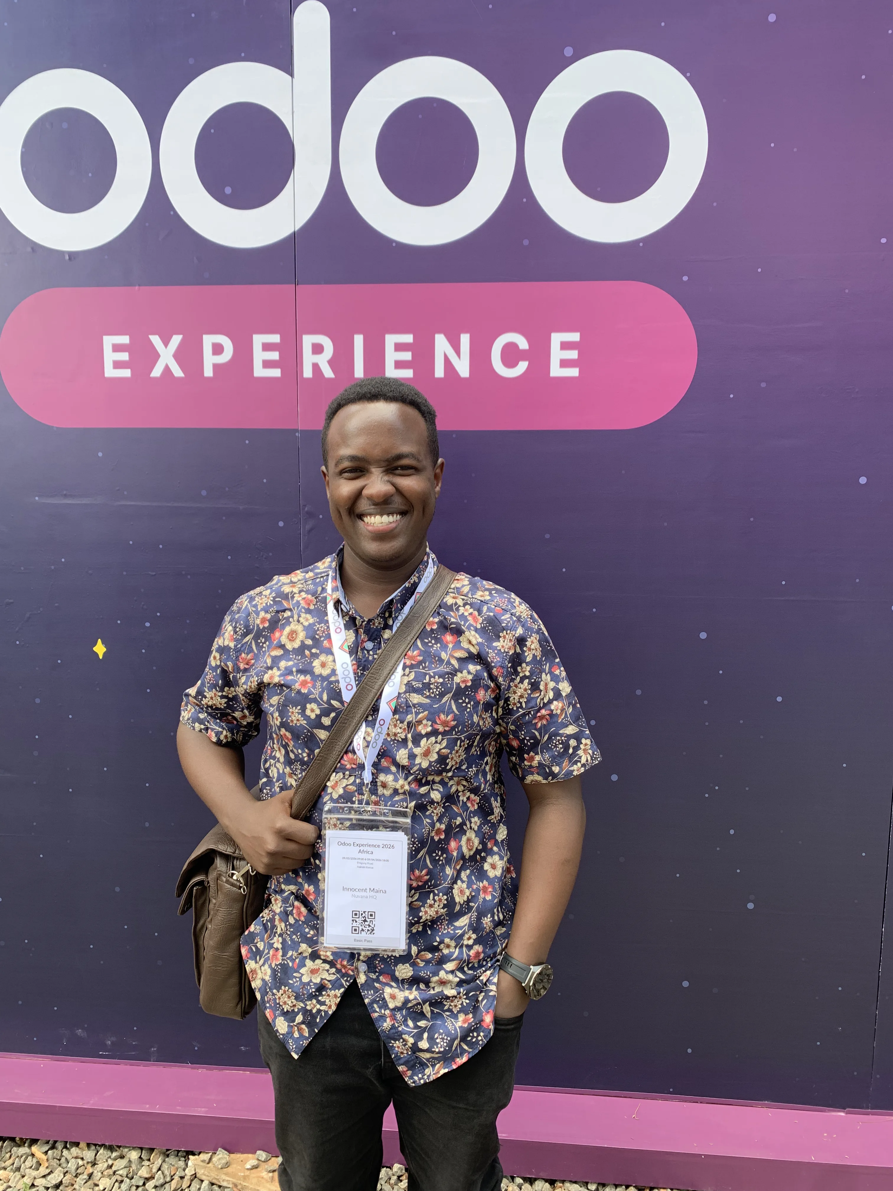 Wahome Maina at Odoo Experience Africa